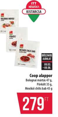 Coop alappor