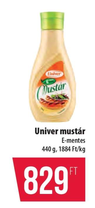 UNIVER﻿﻿ Mustár*