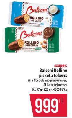 Balconi Rollino piskóta tekercs
