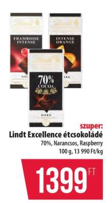 Lindt Excellence étcsokoládé