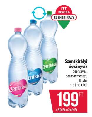 SZENTKIRÁLYI Ásványvíz