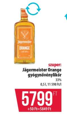 Jägermeister Orange gyógynövénylikőr