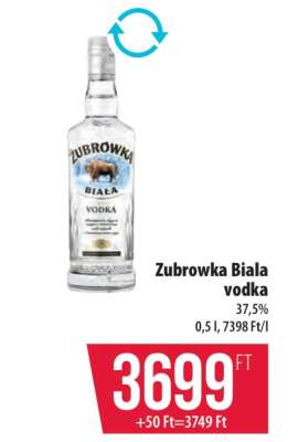ZUBROWKA Biala vodka*