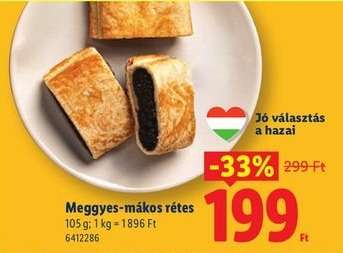 Meggyes-mákos rétes