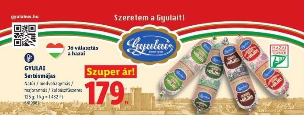 Gyulai sertésmájas
