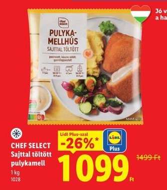 Chef Select Sajttal töltött pulykamell