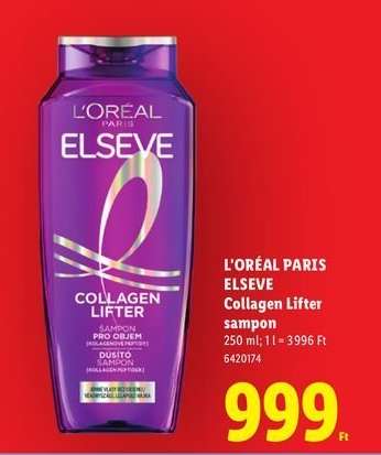 L'ORÉAL PARIS ELSEVE Collagen Lifter sampon