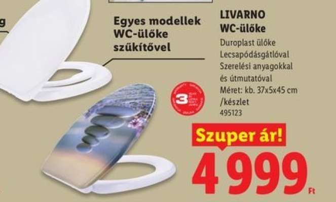Livarno WC-ülőke