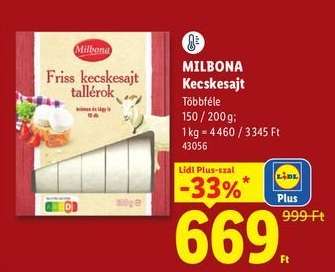 MILBONA Kecskesajt