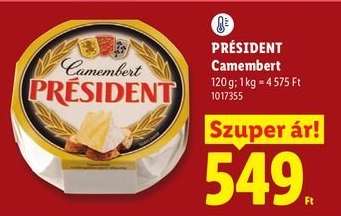 PRÉSIDENT CAMEMBERT