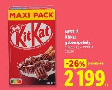 NESTLÉ KitKat Gabonapehely