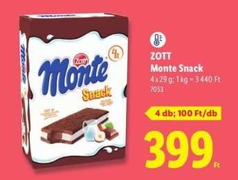 ZOTT Monte snack