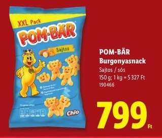 Pom-Bär burgonyasnack