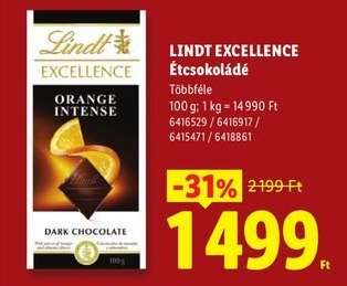 Lindt Excellence étcsokoládé