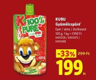 Kubu Gyümölcspüré