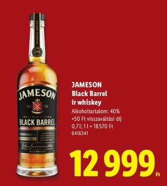 Jameson Black Barrel Ir Whiskey