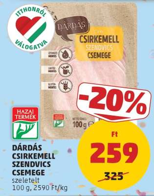 Dárdás Csirkemell Szendvics Csemege
