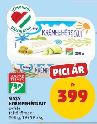 Sissy Krémfehérsajt