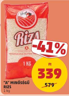 "A" Minőségű Rizs