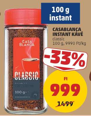 CASABLANCA INSTANT KÁVÉ