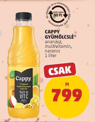 Cappy gyümölcslé