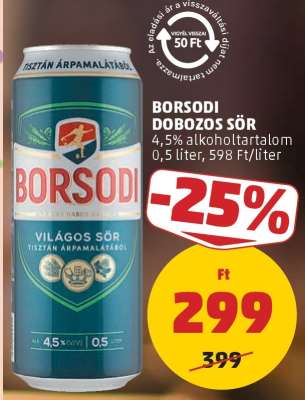 Borsodi Dobozos Sör