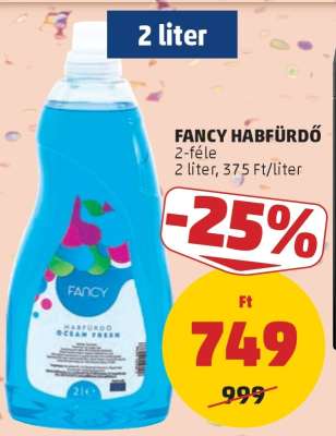 FANCY HABFÜRDŐ