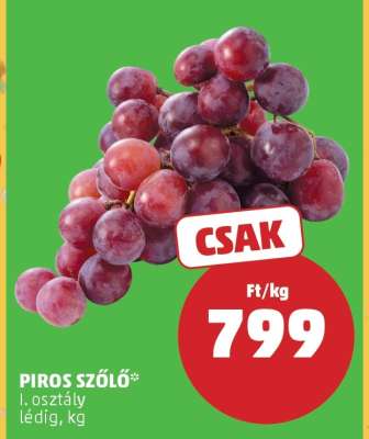 Piros szőlő