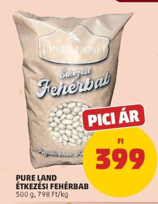 PURE LAND ÉTKEZÉSI FEHÉRBAB