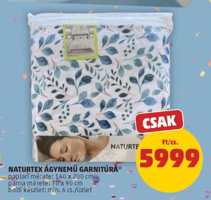 NATURTEX ÁGYNEMŰ GARNITÚRA