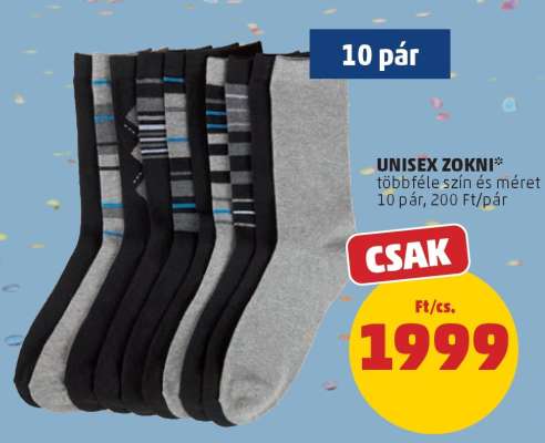 Unisex zokni