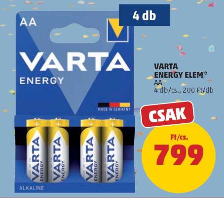 Varta Energy elem
