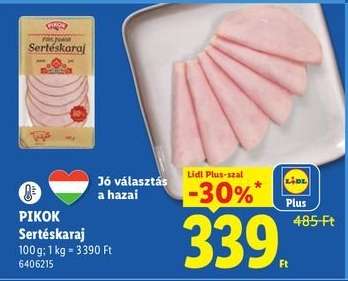 PIKOK Sertéskaraj