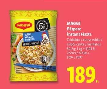 MAGGI Párperc Instant Tészta