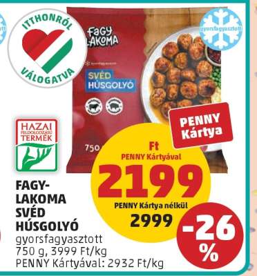 Fagy-Lakoma Svéd Húsgolyó