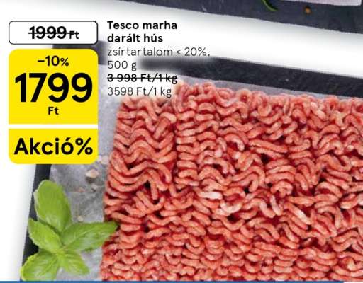 Tesco marha darált hús