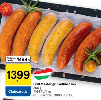 Grill Master grillkolbász mix