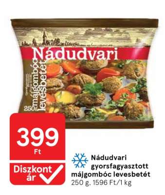 Nádudvari gyorsfagyasztott májgombóc levesbetét