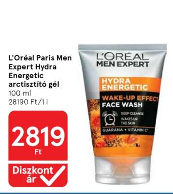 L'Oréal Paris Men Expert Hydra Energetic arctisztító gél