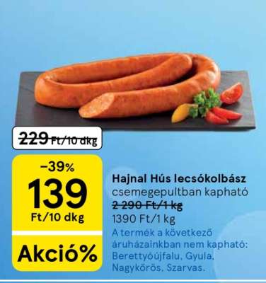Hajnal Hús lecsókolbász