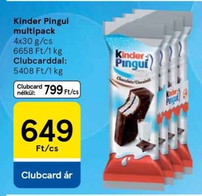 Kinder Pingui Multipack