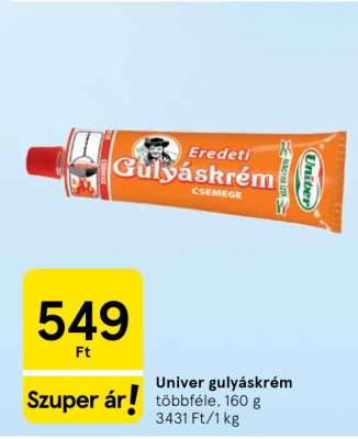 UNIVER Gulyáskrém
