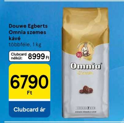 Douwe Egberts Omnia Szemes Kávé