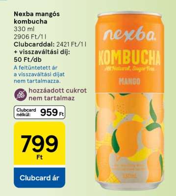 Nexba mangós kombucha