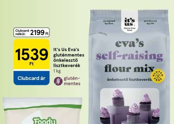 It's Us Eva's gluténmentes önkelésztő lisztkeverék