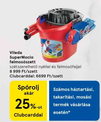 Vileda Supermocio felmosószett