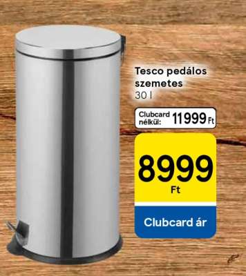 Tesco pedálos szemetes