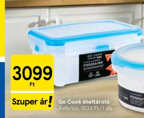Go Cook ételtároló