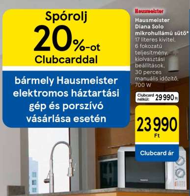Hausmeister Diana Solo mikrohullámú sütő