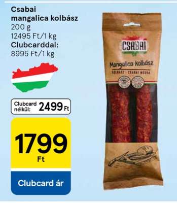 Csabai Mangalica Kolbász